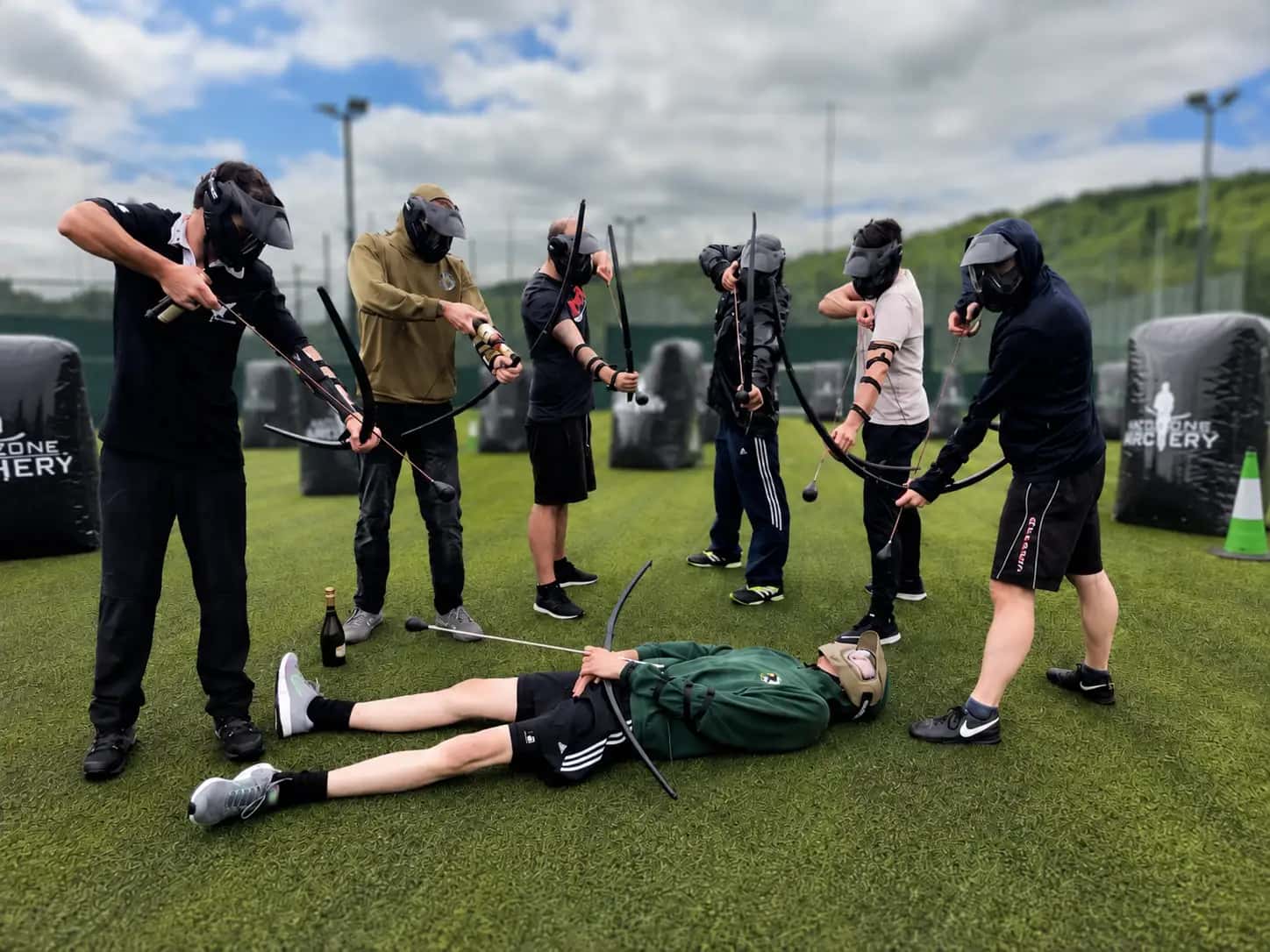 Battlezone archery at Gôl Centres Cardiff